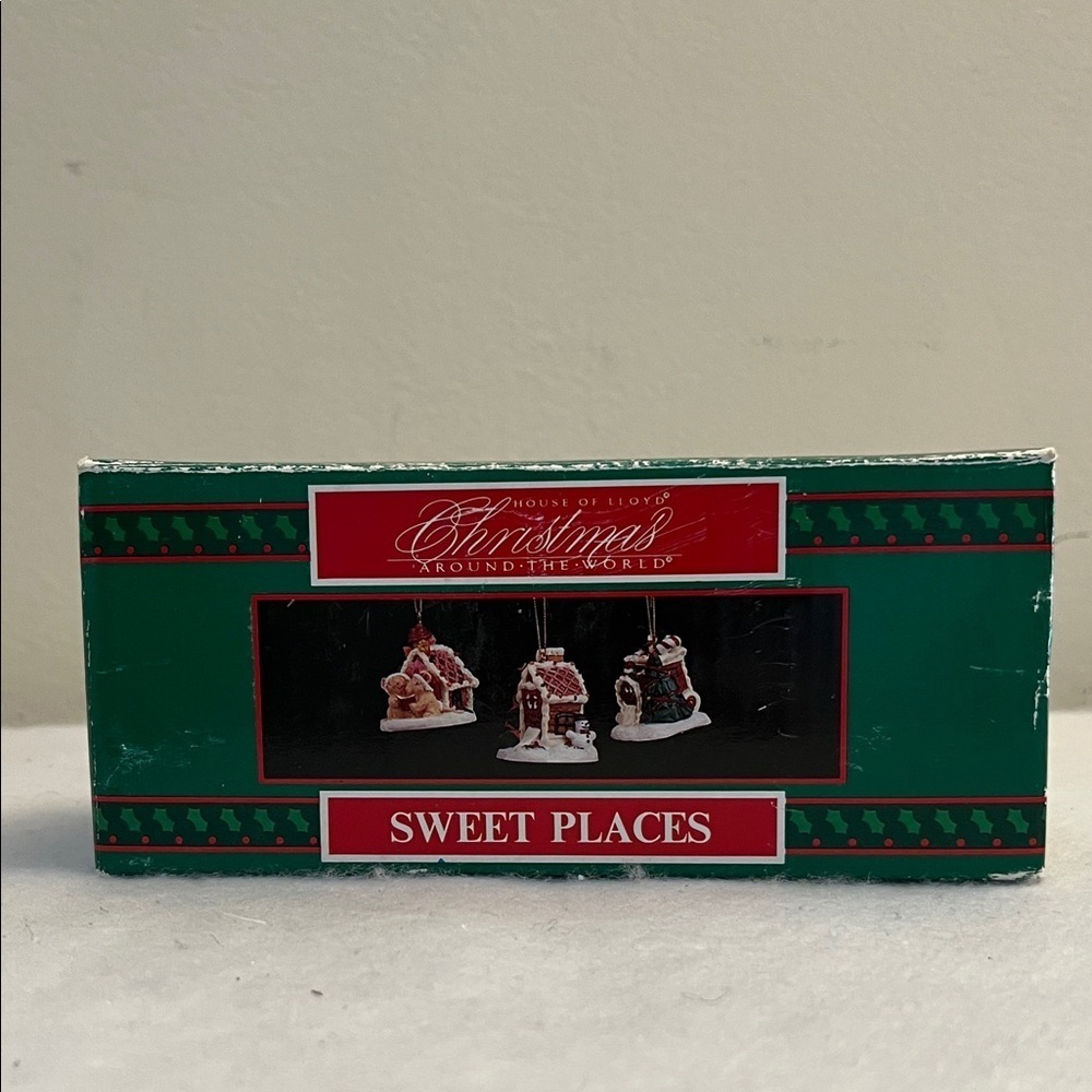 House Of Lloyd Christmas Around The World Sweet Places House Ornaments- Set of 3